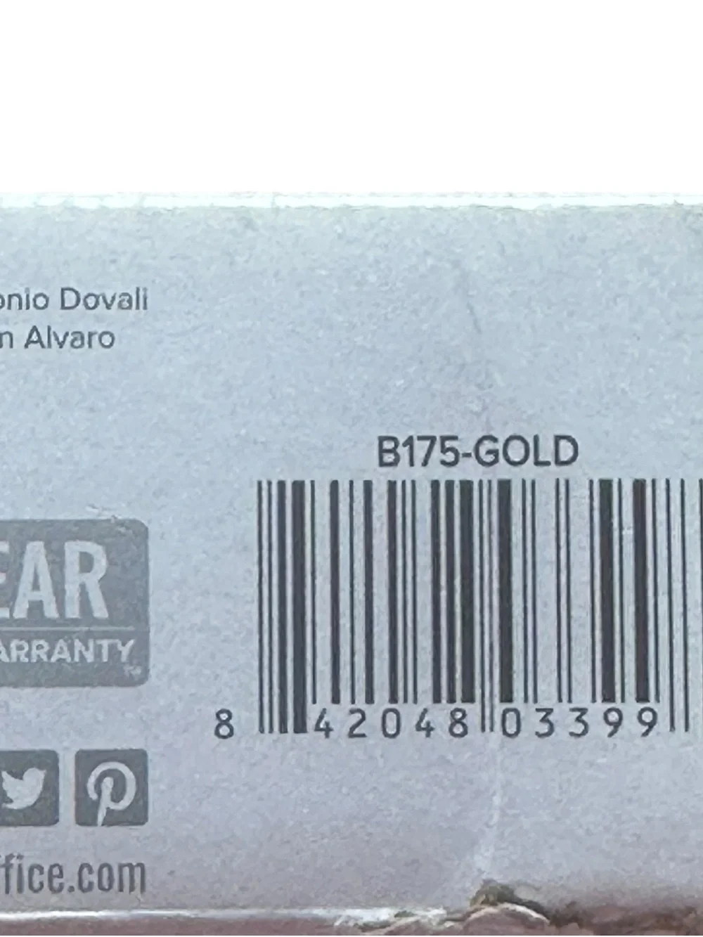Bostitch Office Heavy Duty Stapler 40 Sheet No Jam Gold Chrome Compact New
